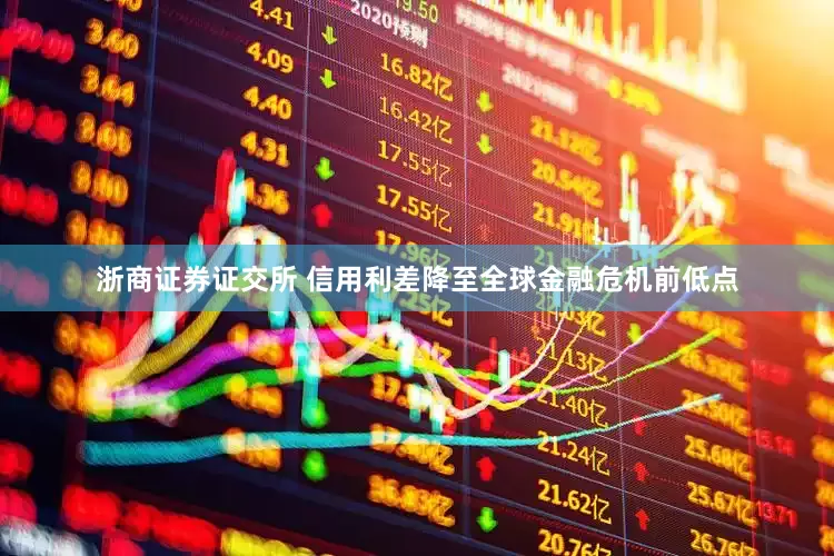 浙商证券证交所 信用利差降至全球金融危机前低点